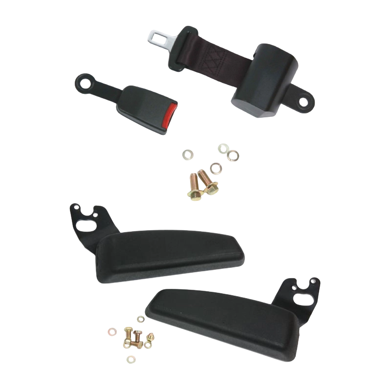 BF1-1 Izdržljivo ergonomsko certificirano sjedalo za viličar za viličare s unutarnjim izgaranjem s crnim vinilom