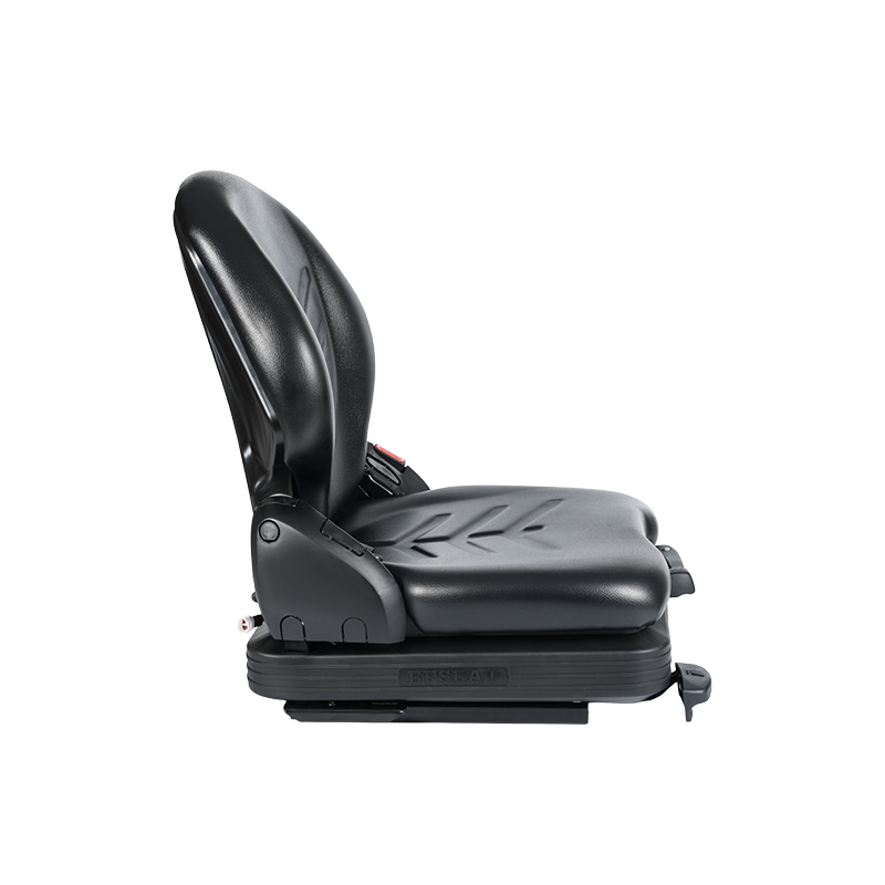 BF16 Niskoprofilno vinilno zamjensko mehaničko ovjesno sjedalo za opremu za viličare za rukovanje materijalom - crno s EN13490 IT1+IT2