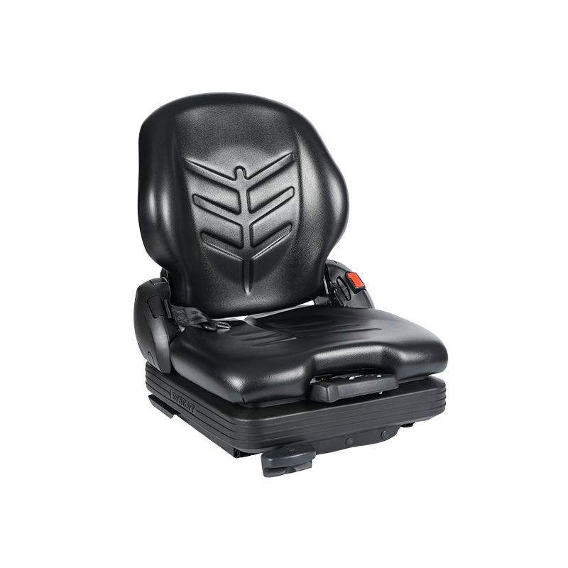 BF16 Niskoprofilno vinilno zamjensko mehaničko ovjesno sjedalo za opremu za viličare za rukovanje materijalom - crno s EN13490 IT1+IT2